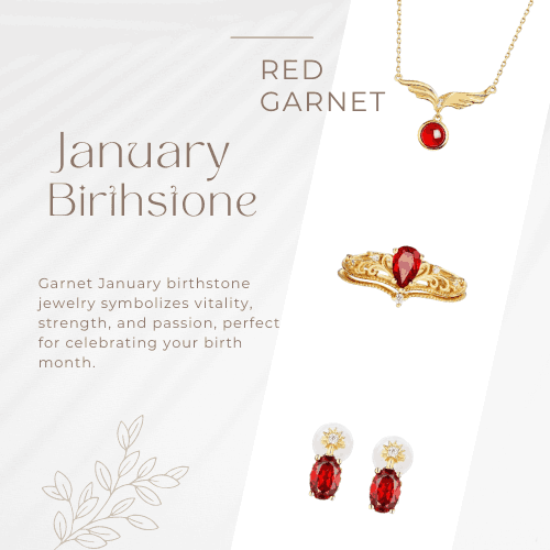 Birthstones by Month Explained January: Garnet