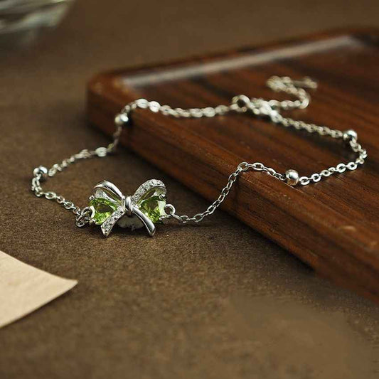 peridot bracelet