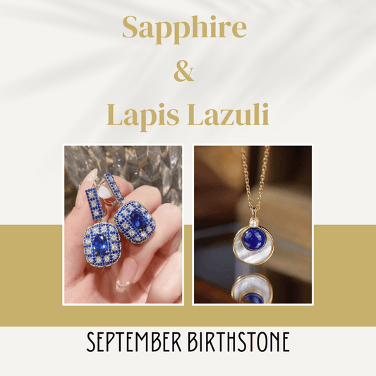 September Birthstone Jewelry: Sapphire and Lapis Lazuli