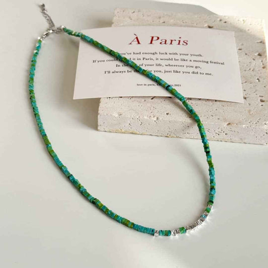 turquoise bead necklace