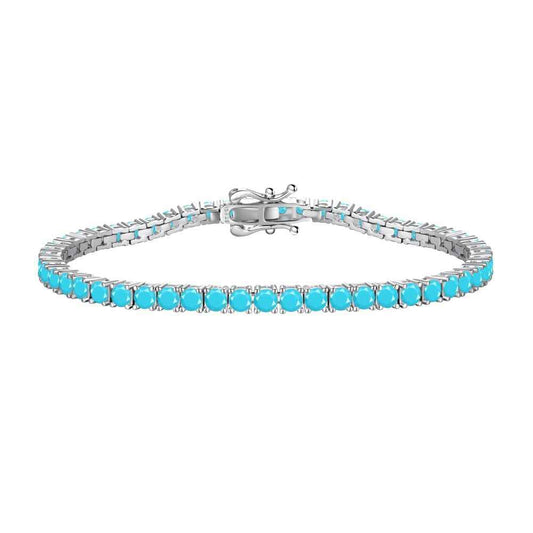 turquoise tennis bracelet