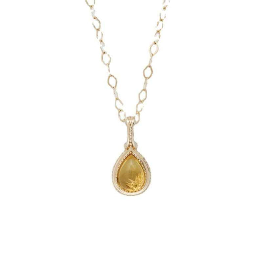 amber pendant necklace