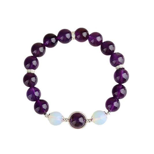 amethyst crystal bracelet