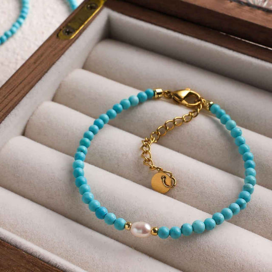 turquoise bead bracelet