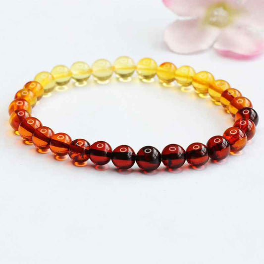 amber bead bracelet