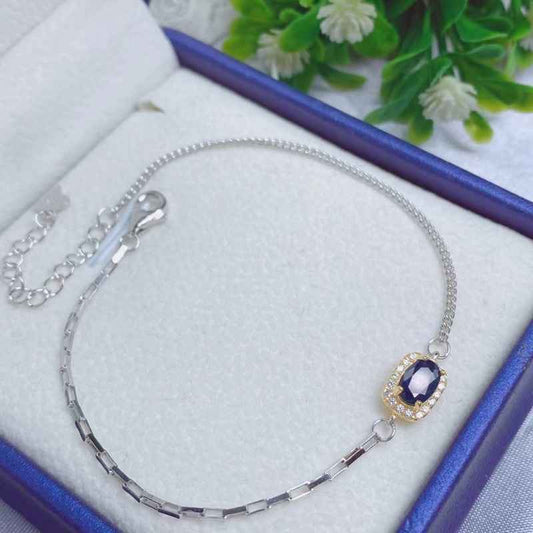 sapphire diamond bracelet