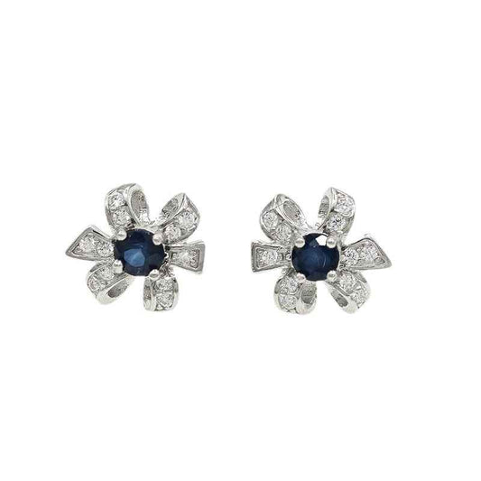 sapphire stud earrings