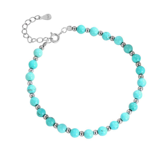 silver turquoise bracelet