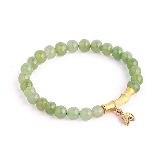 jade bead bracelet