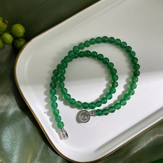 jade bead necklace