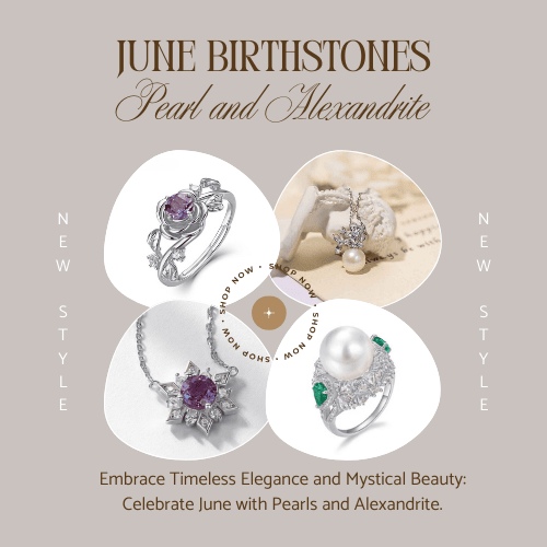 Birthstones by Month Explained June : Pearl and Alexandrite