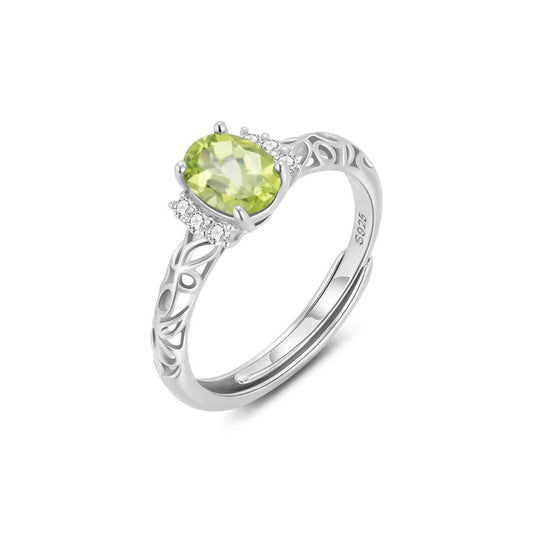 peridot engagement rings