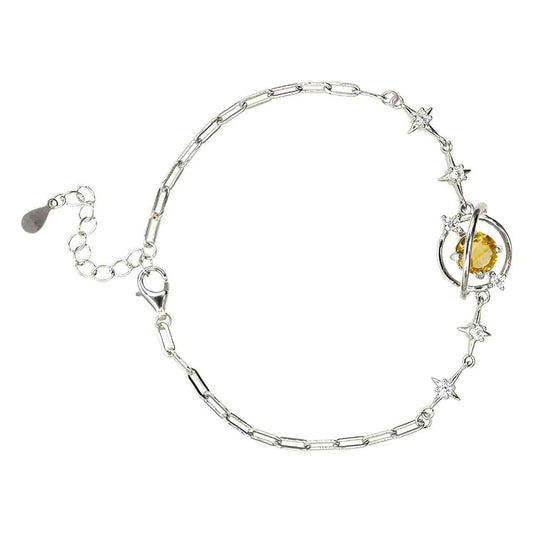 citrine crystal bracelet