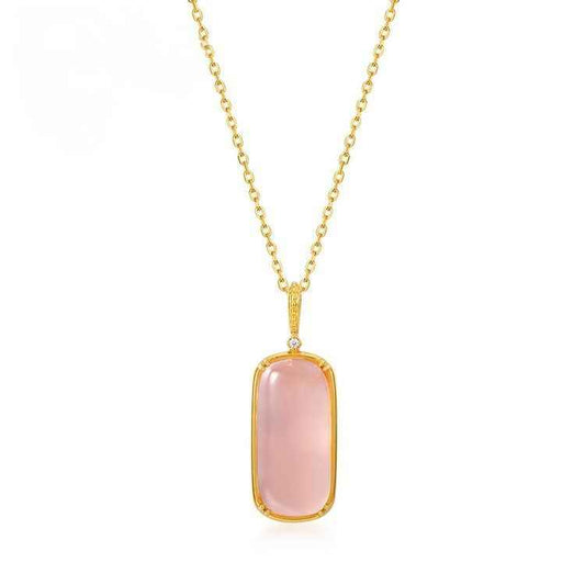 rose quartz necklaces