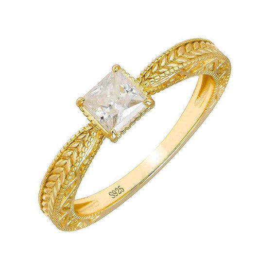 gold diamond ring