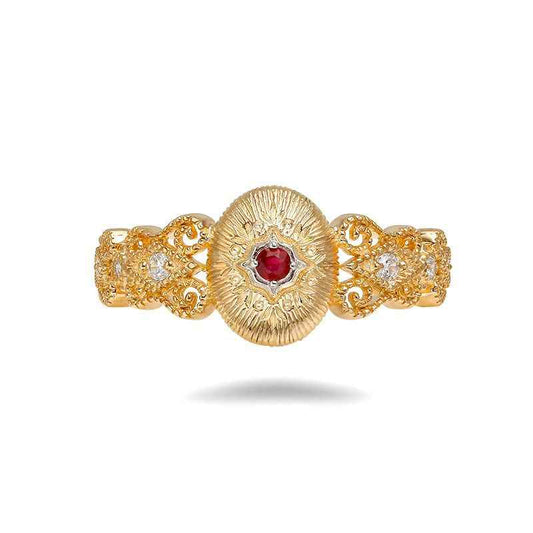 gold ruby ring