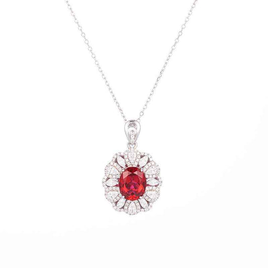 red ruby necklace