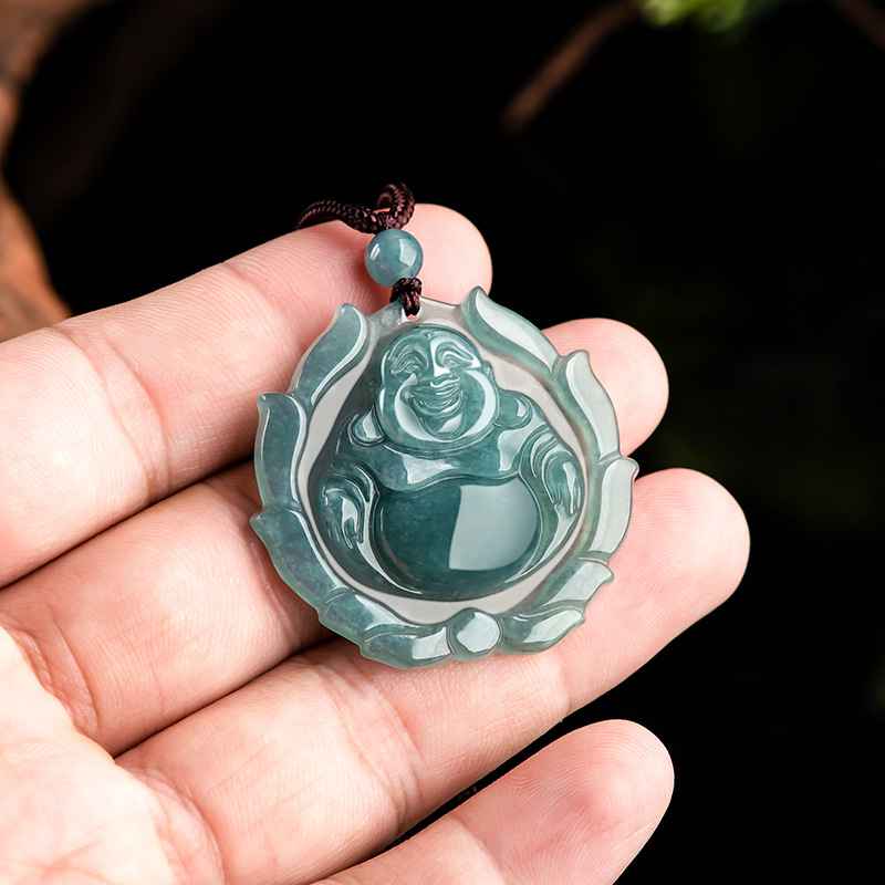 Jade Buddha Necklace - Feng Shui Necklace for Wealth