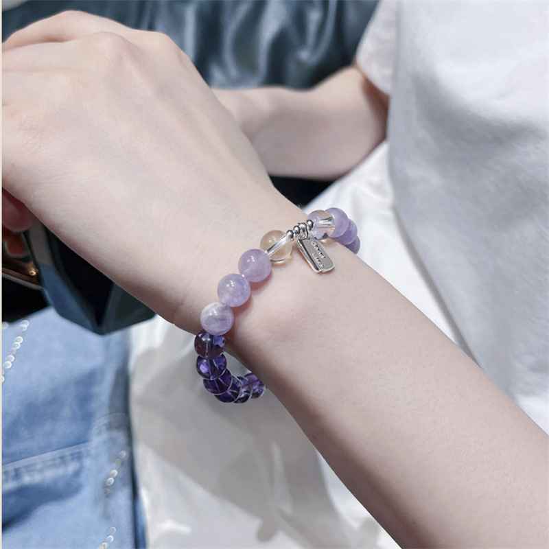 Amethyst Bead Bracelet