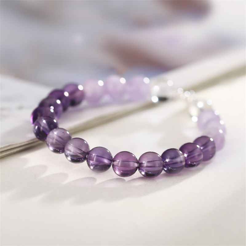 Amethyst Bead Bracelet