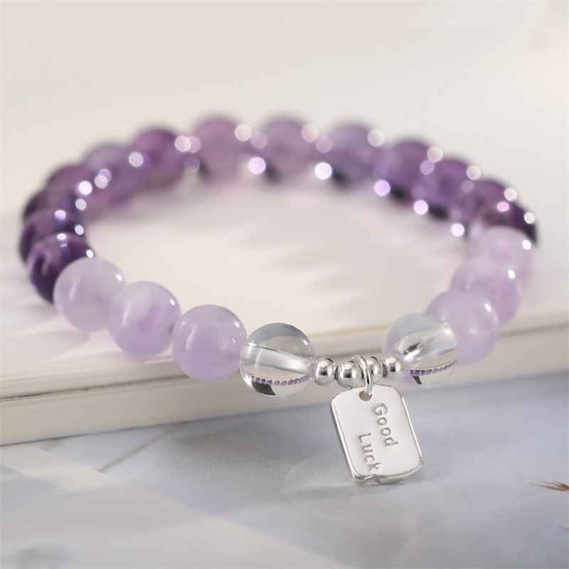 Amethyst Bead Bracelet