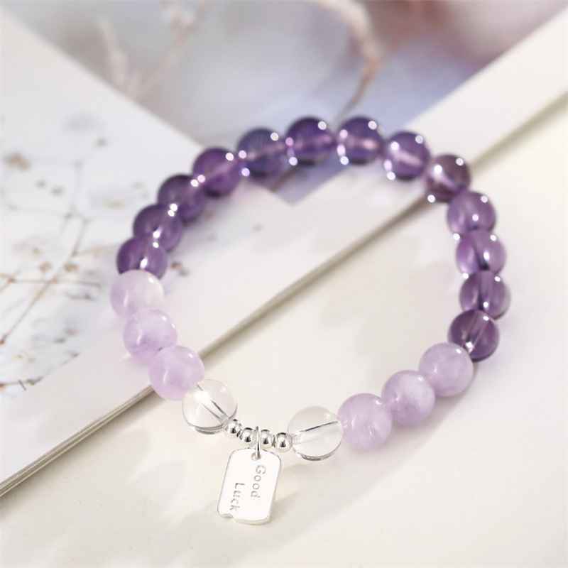 Amethyst Bead Bracelet