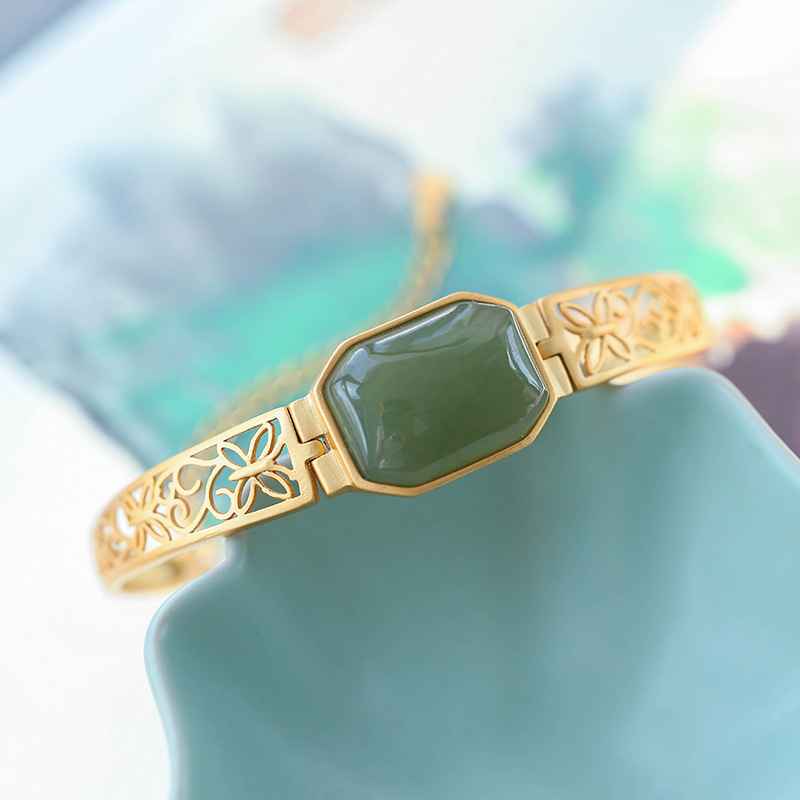 Jade Bangle Bracelet