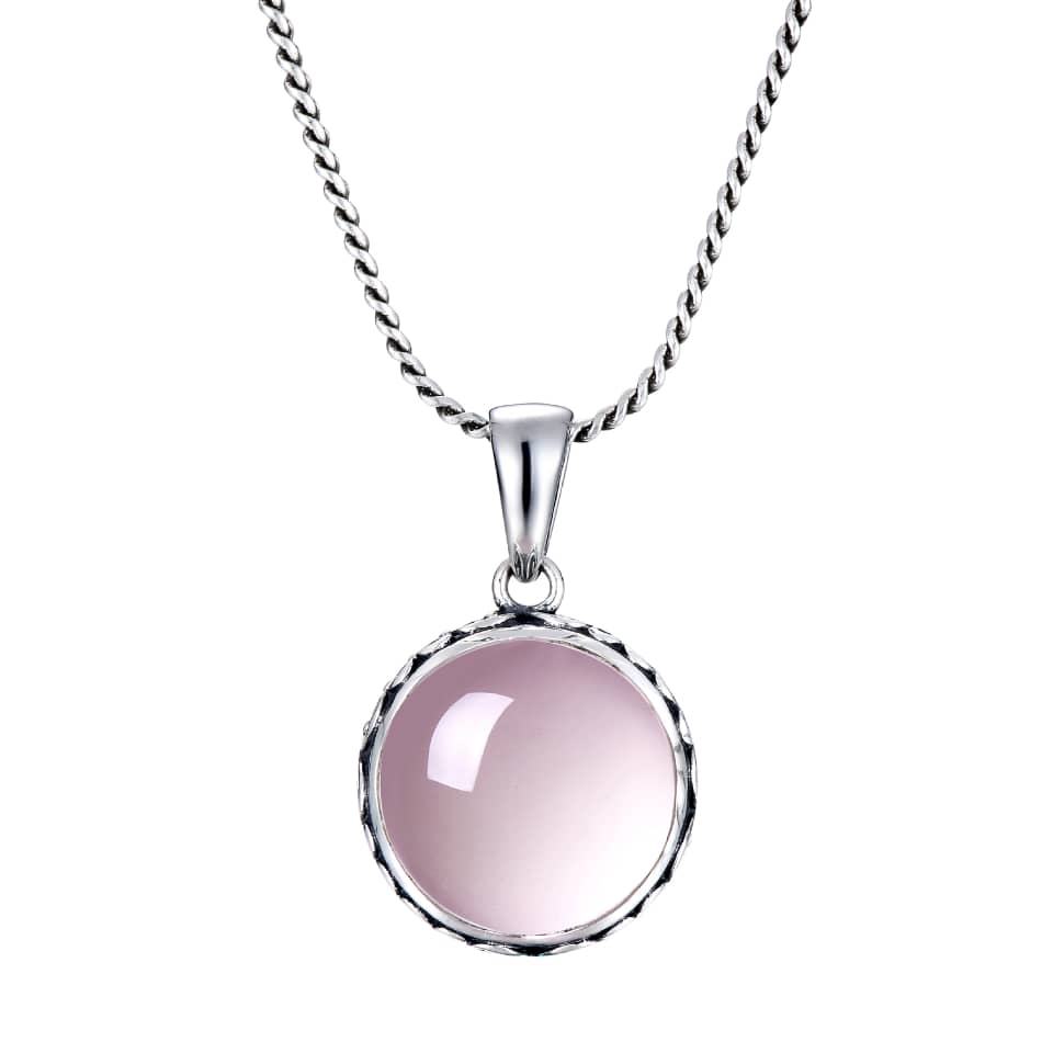 Rose Quartz Crystal Necklace