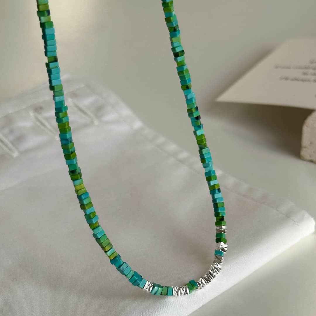 Turquoise Bead Necklace