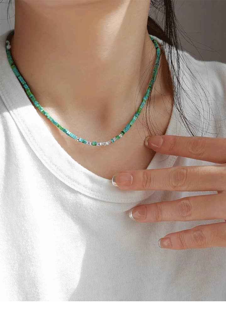 Turquoise Bead Necklace