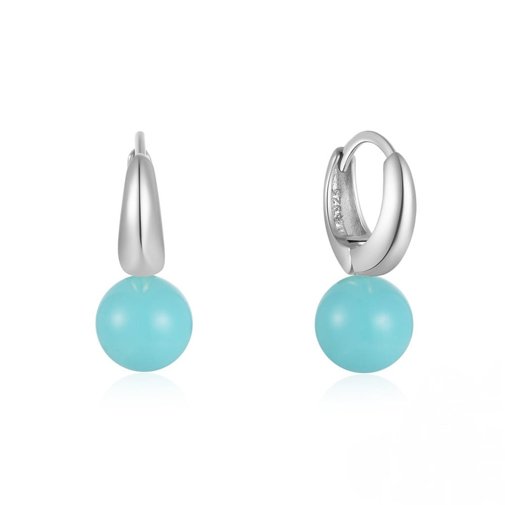 turquoise drop earrings, healthy earrings