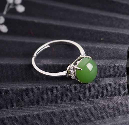 Jade Engagement Ring