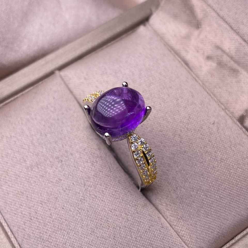 Amethyst Wedding Ring