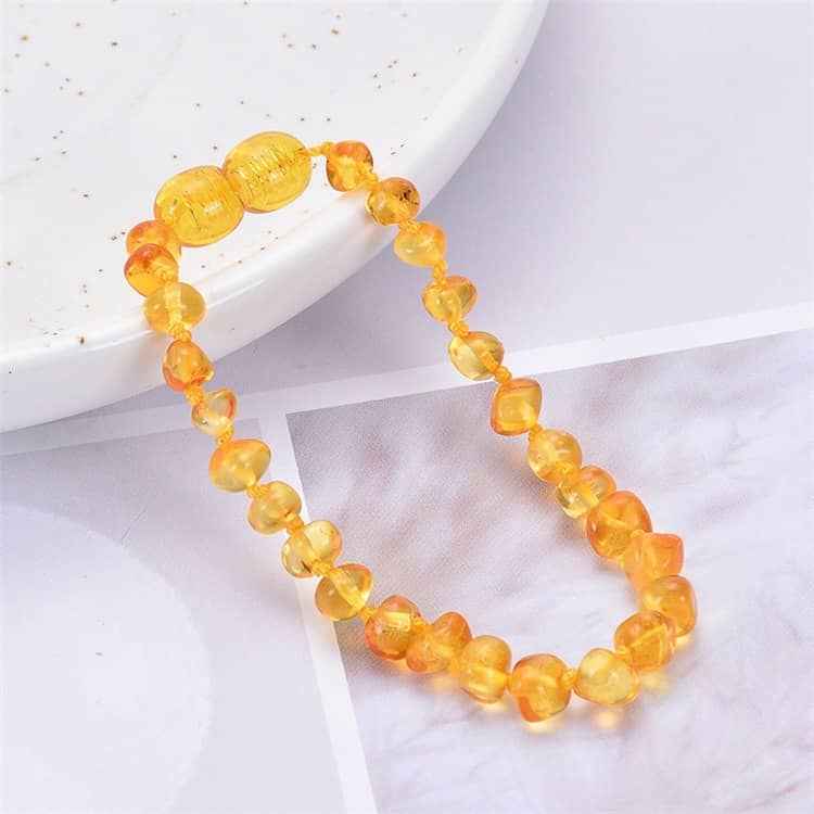 amber teething bracelet