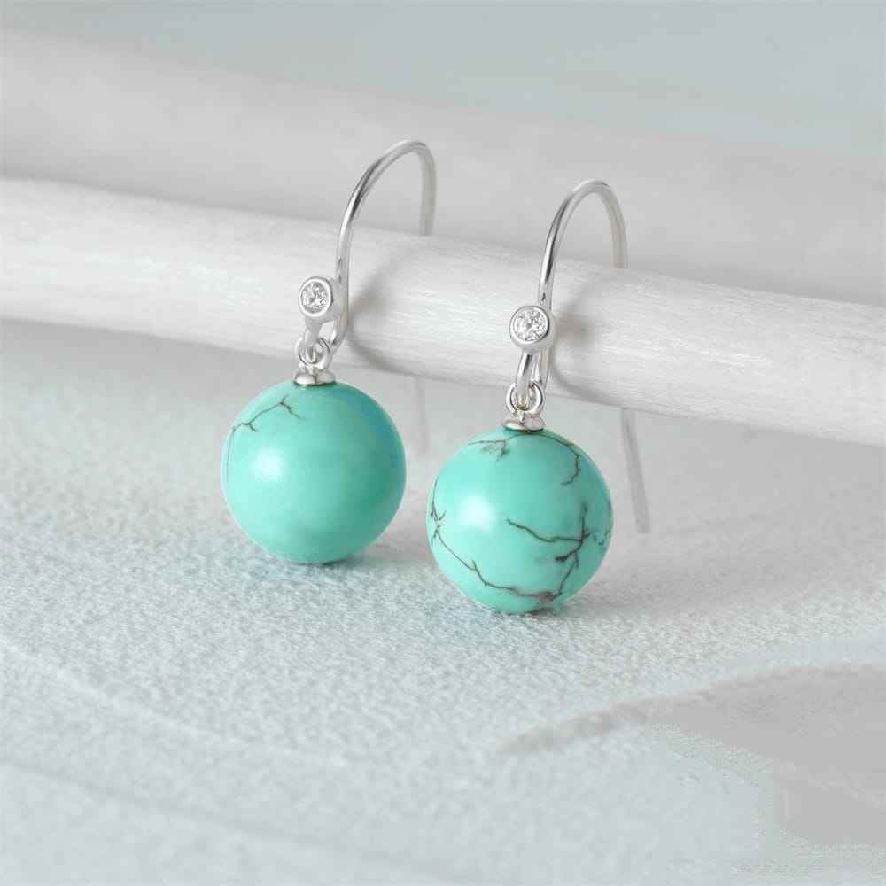 turquoise dangle earrings