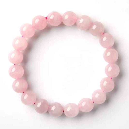 Rose Quartz Bead Bracelet