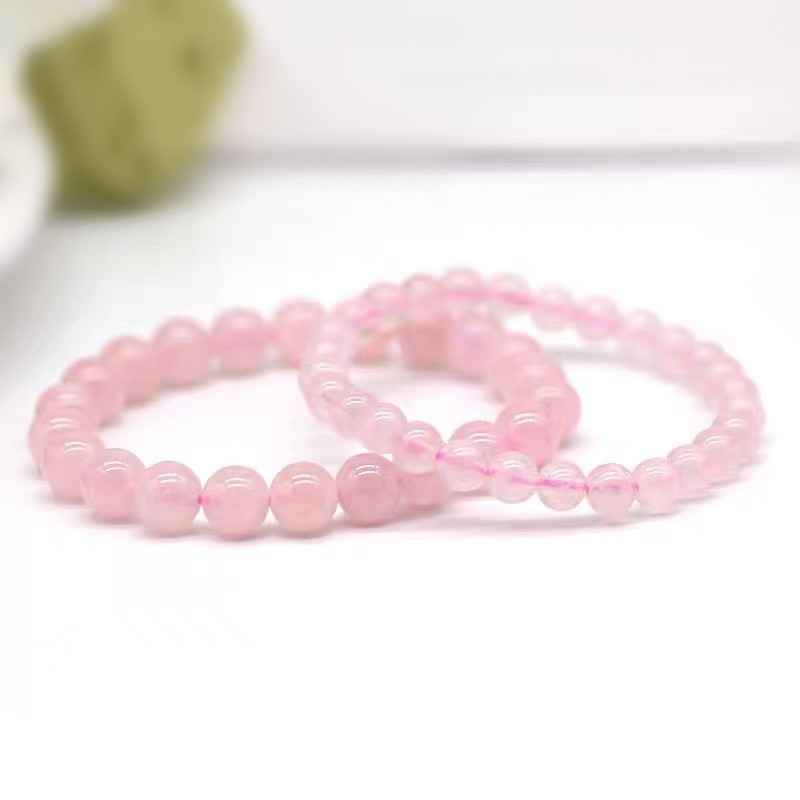 Rose Quartz Bead Bracelet