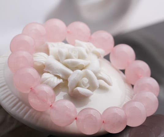 Rose Quartz Bead Bracelet