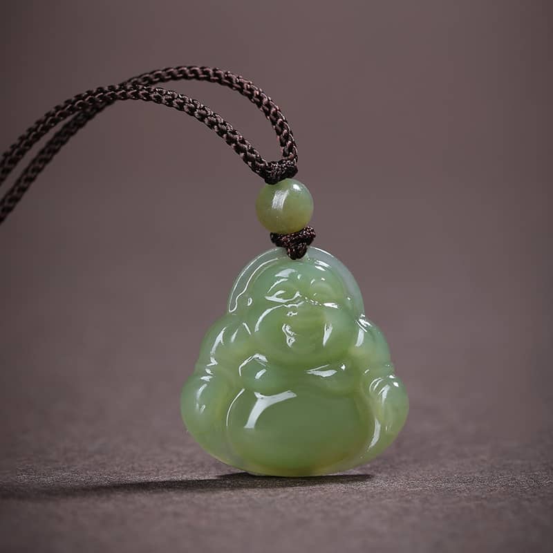 jade buddha necklace