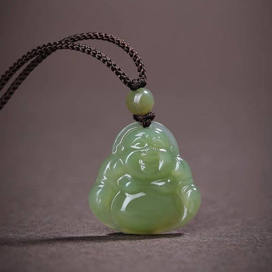 jade buddha necklace