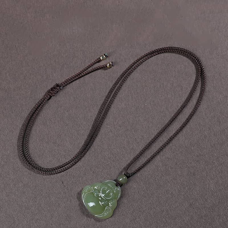 jade buddha necklace