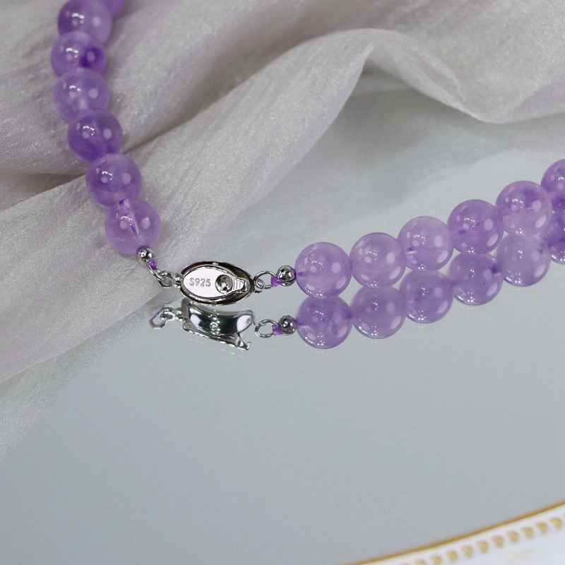 Amethyst Bead Necklace