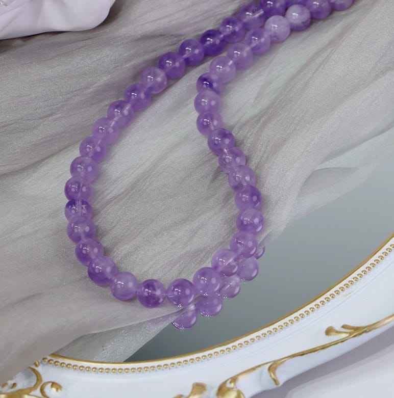 Amethyst Bead Necklace