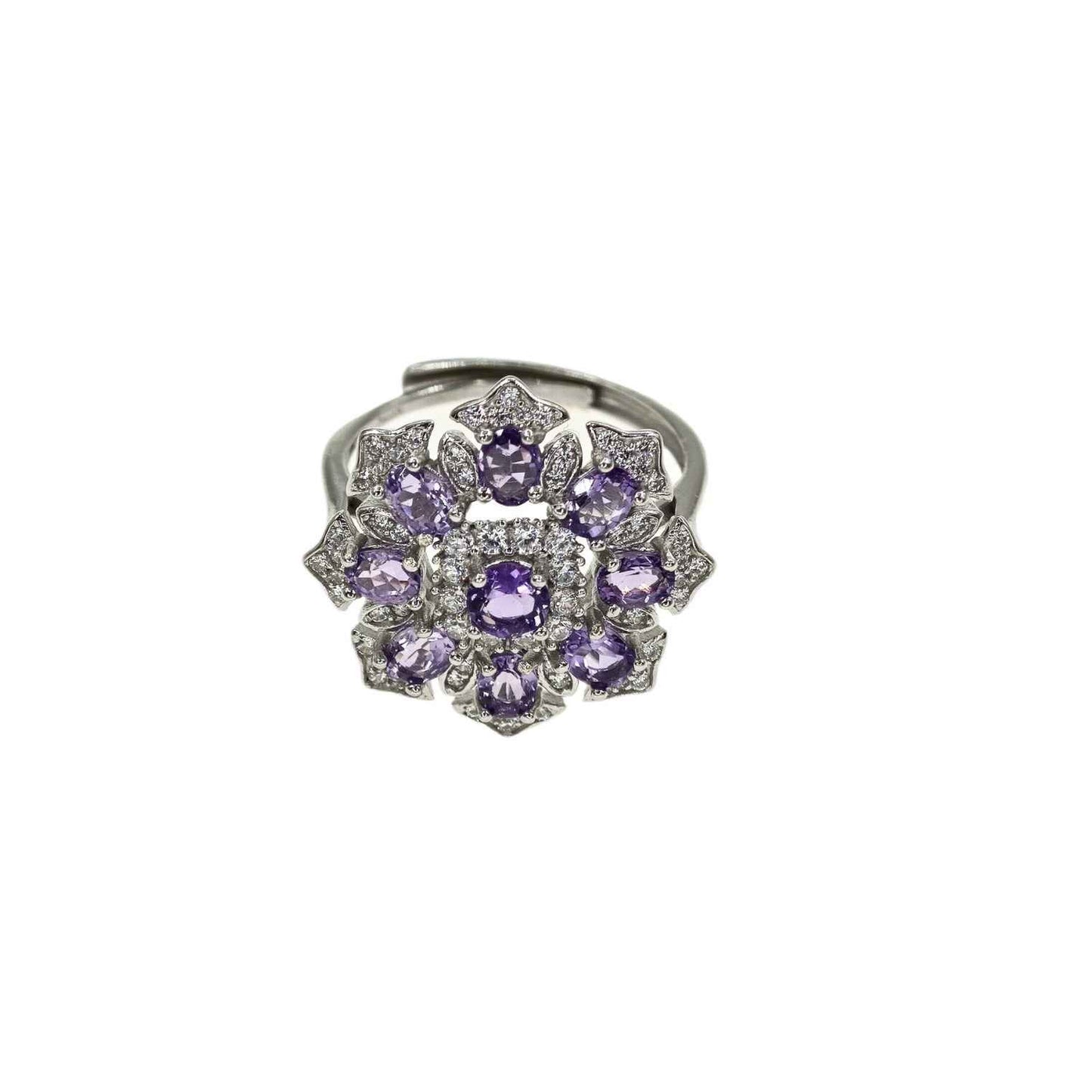 Silver Amethyst Ring