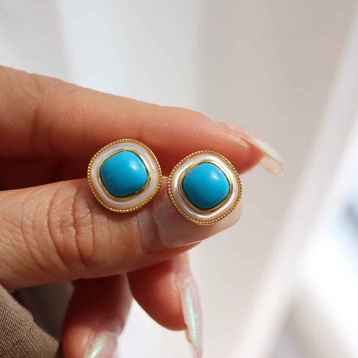 Turquoise Stud Earrings