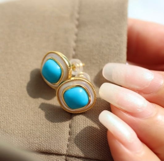 Turquoise Stud Earrings