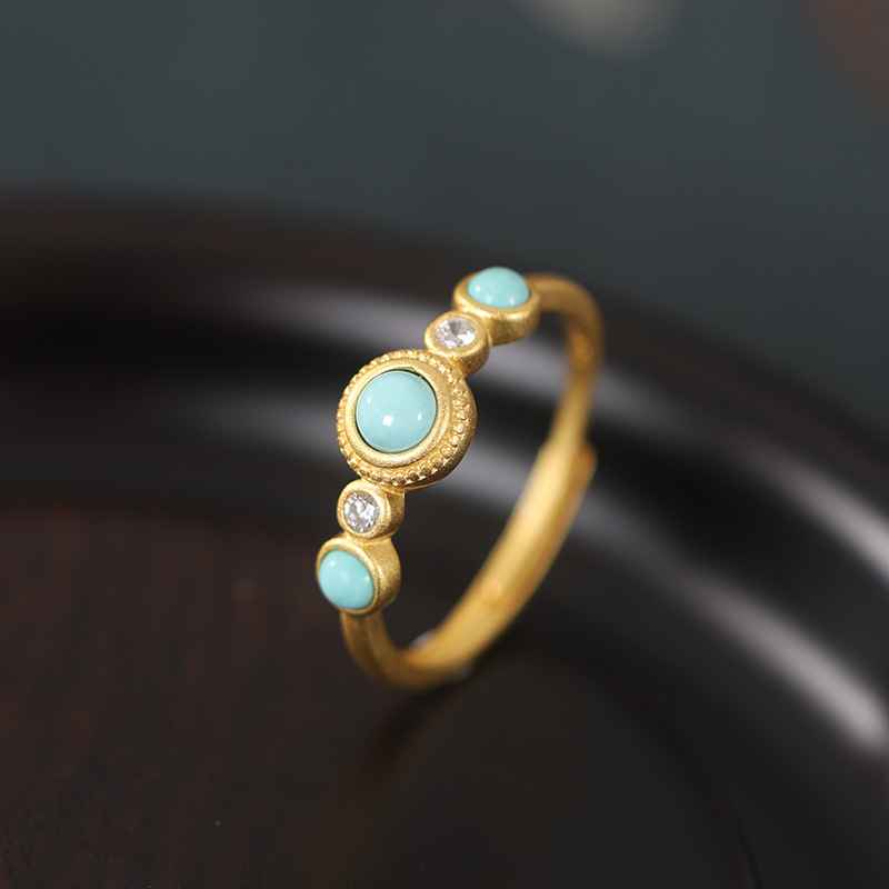 Gold Turquoise Ring