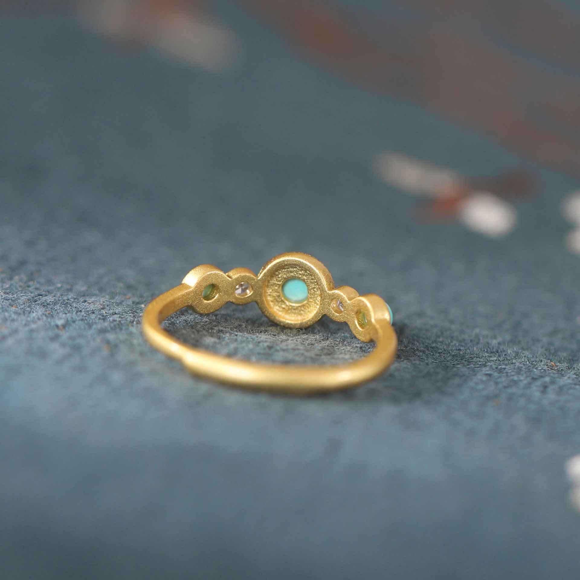 Gold Turquoise Ring