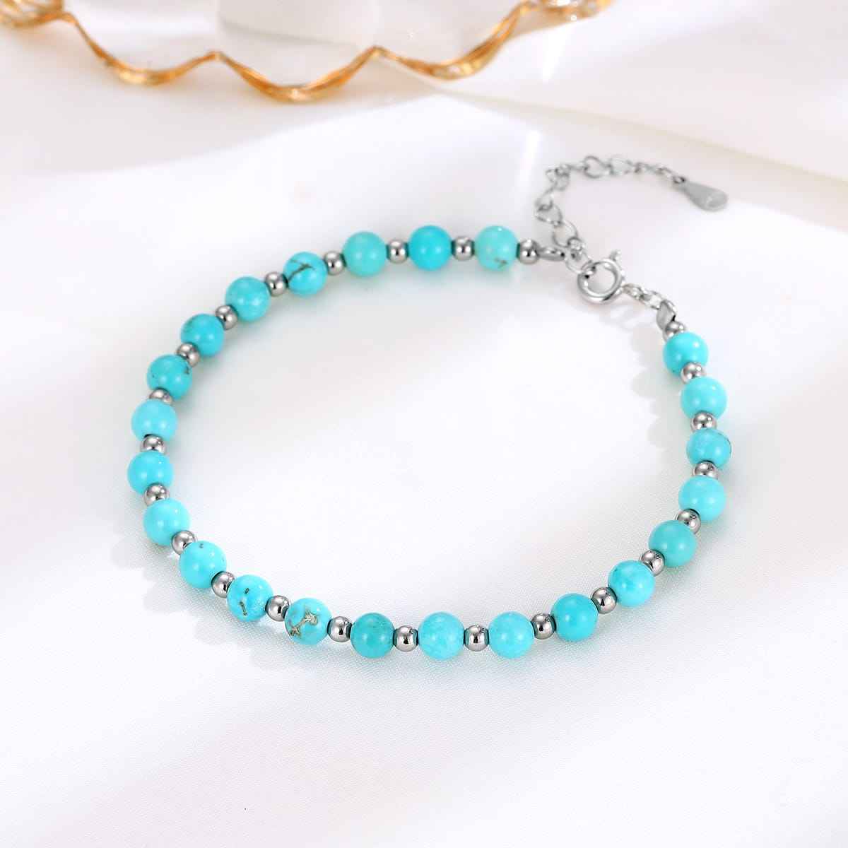 Silver Turquoise Bracelet