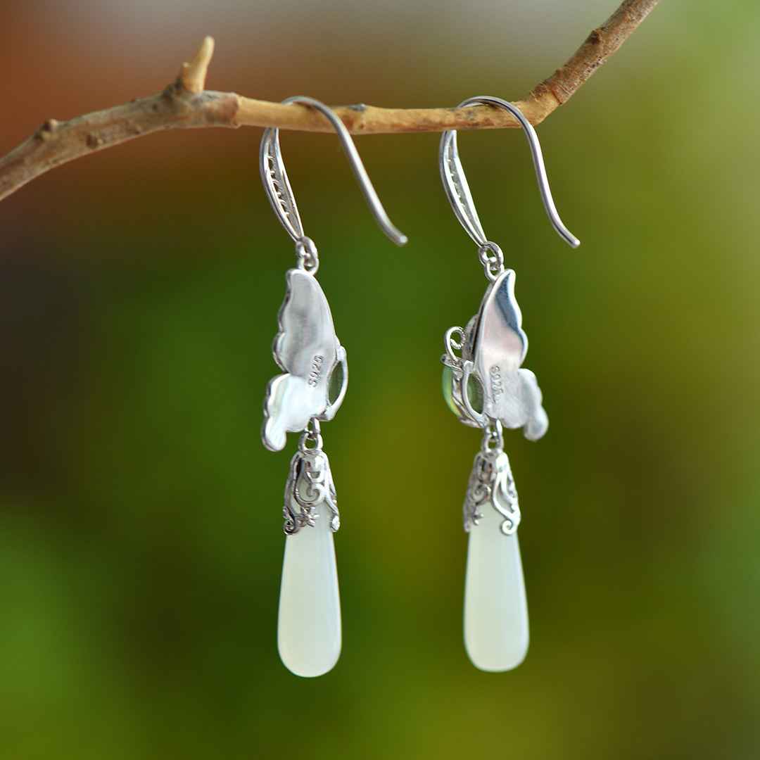 Jade Dangle Earrings